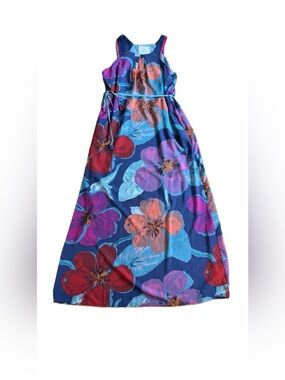Maeve Anthropologie Pakpao Floral Print Maxi Dress Size 8 Sleeveless